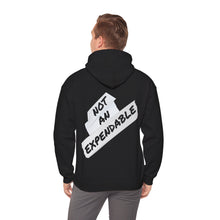 Load image into Gallery viewer, Not An Expendable Fleece Hoodie - Cozy, Genderless, Crew Gift, Film Crew, Gifts for Grips