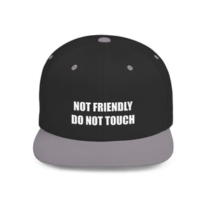 Not Friendly Snapback Hat, Not Friendly Cap, Statement Hat, Casual Wear, Crew Gift