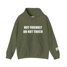 Load image into Gallery viewer, Not Friendly Fleece Hoodie - Cozy, Genderless, Crew Gift