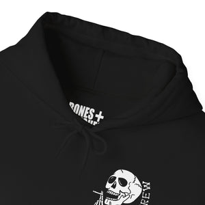 Bones Crew Hoodie -  Casual, Gift, Cozy, Genderless Layering Piece
