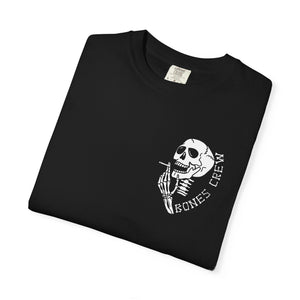 OG Bones Crew T-Shirt | Unisex Garment-Dyed Tee for Film Crew, Casual Wear, Gift, Music Festivals, Everyday Style
