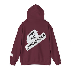 Not An Expendable Fleece Hoodie - Cozy, Genderless, Crew Gift, Film Crew, Gifts for Grips