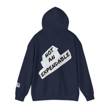 Load image into Gallery viewer, Not An Expendable Fleece Hoodie - Cozy, Genderless, Crew Gift, Film Crew, Gifts for Grips