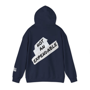 Not An Expendable Fleece Hoodie - Cozy, Genderless, Crew Gift, Film Crew, Gifts for Grips