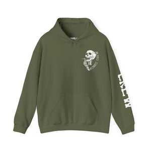 Bones Crew Hoodie -  Casual, Gift, Cozy, Genderless Layering Piece