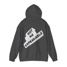 Load image into Gallery viewer, Not An Expendable Fleece Hoodie - Cozy, Genderless, Crew Gift, Film Crew, Gifts for Grips