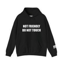 Load image into Gallery viewer, Not Friendly Fleece Hoodie - Cozy, Genderless, Crew Gift