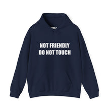 Load image into Gallery viewer, Not Friendly Fleece Hoodie - Cozy, Genderless, Crew Gift