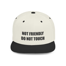 Load image into Gallery viewer, Not Friendly Snapback Hat, Not Friendly Cap, Statement Hat, Casual Wear, Crew Gift