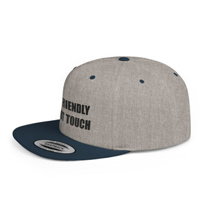 Not Friendly Snapback Hat, Not Friendly Cap, Statement Hat, Casual Wear, Crew Gift