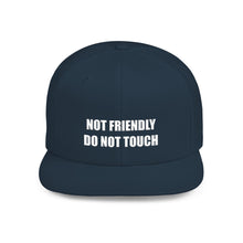 Load image into Gallery viewer, Not Friendly Snapback Hat, Not Friendly Cap, Statement Hat, Casual Wear, Crew Gift