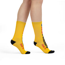 Load image into Gallery viewer, No Friends Crew Socks - Fun Socks, Gift for Friends, Casual Wear, Statement Socks, Comfortable Sock Pair