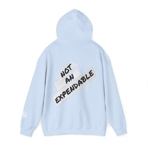 Not An Expendable Fleece Hoodie - Cozy, Genderless, Crew Gift, Film Crew, Gifts for Grips
