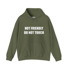Load image into Gallery viewer, Not Friendly Fleece Hoodie - Cozy, Genderless, Crew Gift