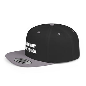 Not Friendly Snapback Hat, Not Friendly Cap, Statement Hat, Casual Wear, Crew Gift