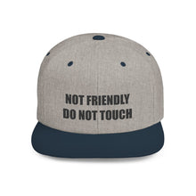 Load image into Gallery viewer, Not Friendly Snapback Hat, Not Friendly Cap, Statement Hat, Casual Wear, Crew Gift