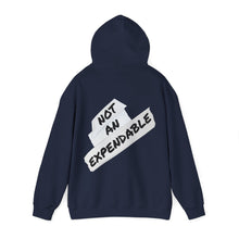 Load image into Gallery viewer, Not An Expendable Fleece Hoodie - Cozy, Genderless, Crew Gift, Film Crew, Gifts for Grips