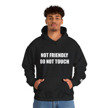 Load image into Gallery viewer, Not Friendly Fleece Hoodie - Cozy, Genderless, Crew Gift