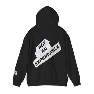 Not An Expendable Fleece Hoodie - Cozy, Genderless, Crew Gift, Film Crew, Gifts for Grips