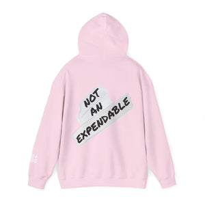 Not An Expendable Fleece Hoodie - Cozy, Genderless, Crew Gift, Film Crew, Gifts for Grips