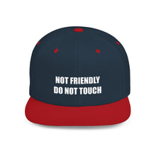 Load image into Gallery viewer, Not Friendly Snapback Hat, Not Friendly Cap, Statement Hat, Casual Wear, Crew Gift