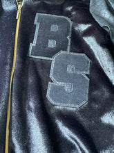 Load image into Gallery viewer, Faux Fur Varsity Jacket