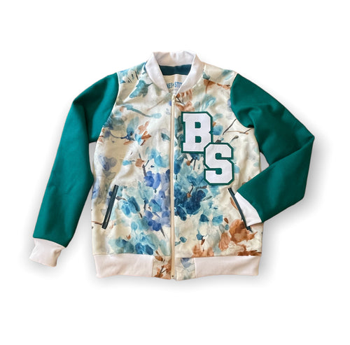 Floral Varsity Jacket