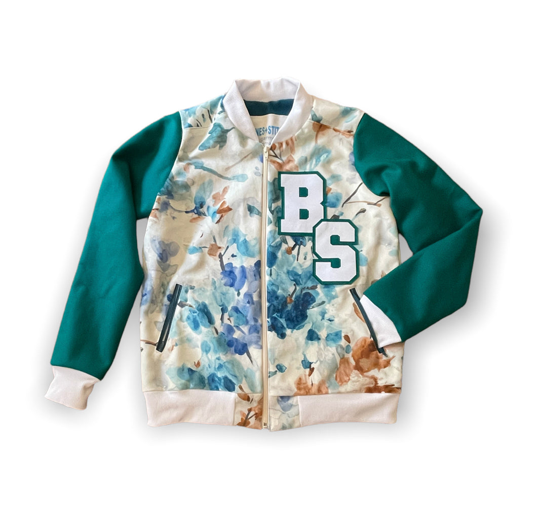 Floral Varsity Jacket