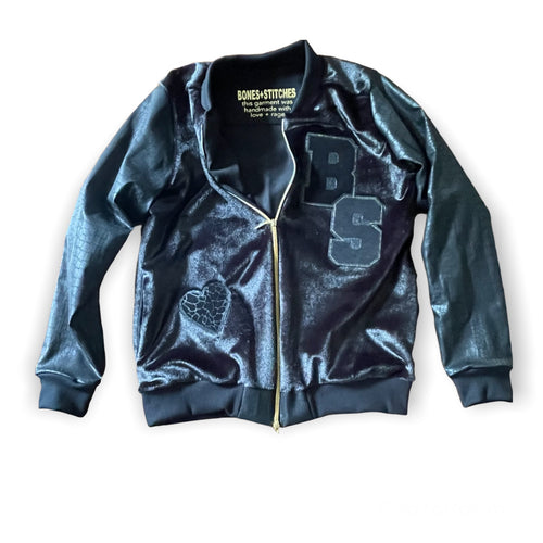 Faux Fur Varsity Jacket