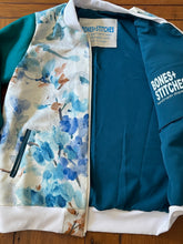 Load image into Gallery viewer, Floral Varsity Jacket