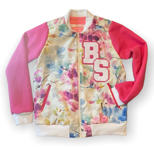 Floral Varsity Jacket