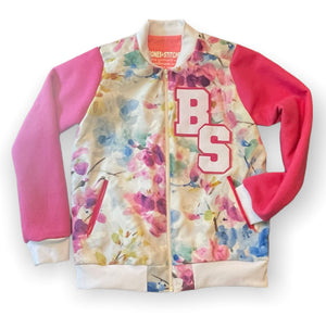 Floral Varsity Jacket