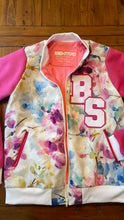 Load image into Gallery viewer, Floral Varsity Jacket