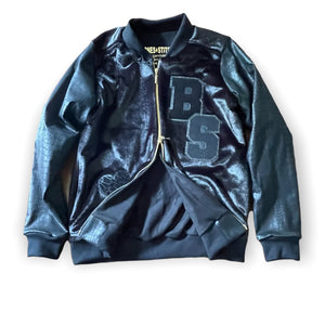Faux Fur Varsity Jacket